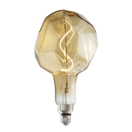 Bulbrite 60-Watt Equivalent Jewel Amber Light Dimmable LED Grand Filament Nostalgic Light Bulb 776318